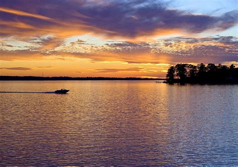 Lake Murray Sunset Photograph By Joseph C Hinson Photography