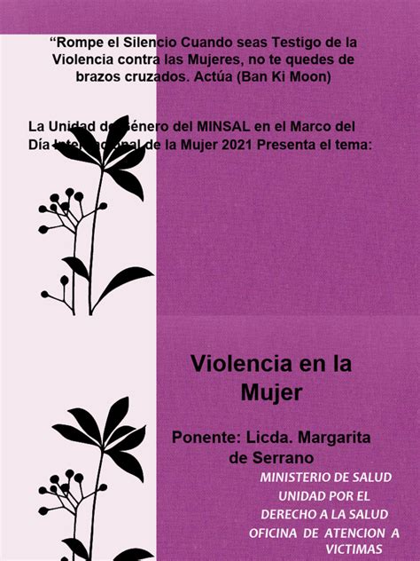 02 Violencia En La Mujer Editable Descargar Gratis Pdf La Violencia