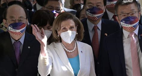 Nancy Pelosi Visits The Taiwan Parliament In Her First Official