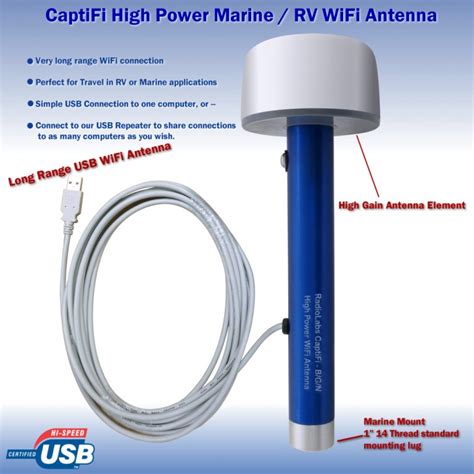 The CaptiFi WiFi Antenna The Single Best RV Or Marine WiFi Solution