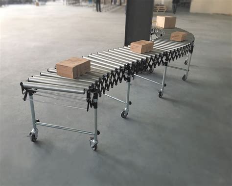 Custom roller track conveyor gravity for business for warehouse logistics | YiFan