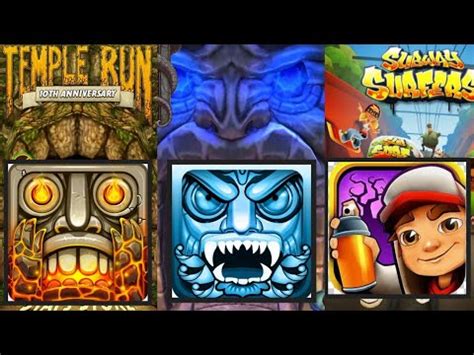 Temple Run Spooky Summit Vs Temple Run Vs Subway Surfers Templerun