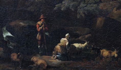 Attributed To Gaspard Dughet Arcadian Italian Landscape Old