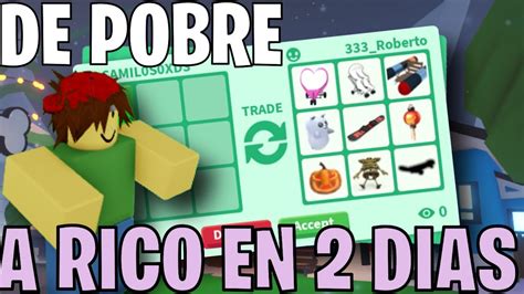 Trade De Pobre A Rico En Adopt Me Youtube