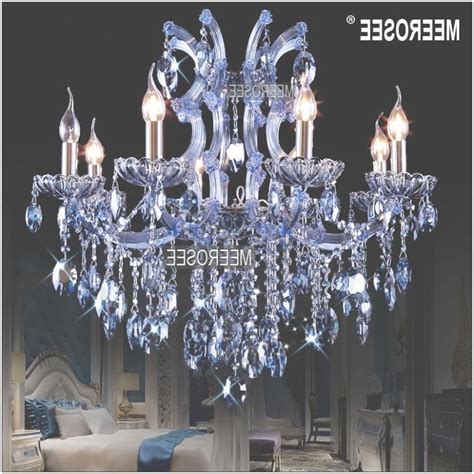 45 Inspirations Of Blue Crystal Chandelier