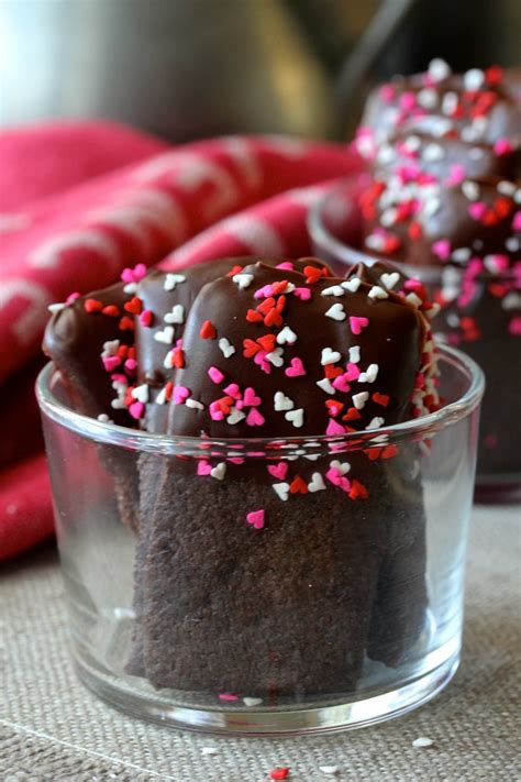 Chocolate Dipped Chocolate Sugar Cookies Karens Kitchen Stories