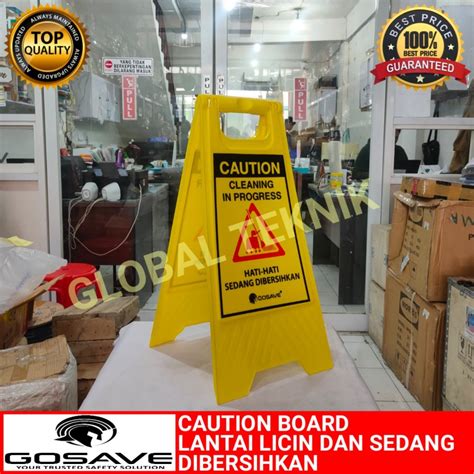 Jual Papan Peringatan Awas Lantai Basah Licin Caution Wet Floor Shopee Indonesia