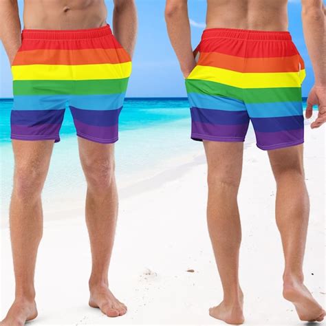 Gay Swim Shorts Etsy