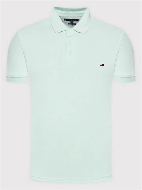 Tommy Hilfiger Polo 1985 Mw0mw17771 Zielony Slim Fit Modivo Pl