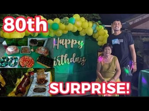 Surprise Oth Birthday Of Tita Mely Nagulat Talaga Sya Umuwi Ako