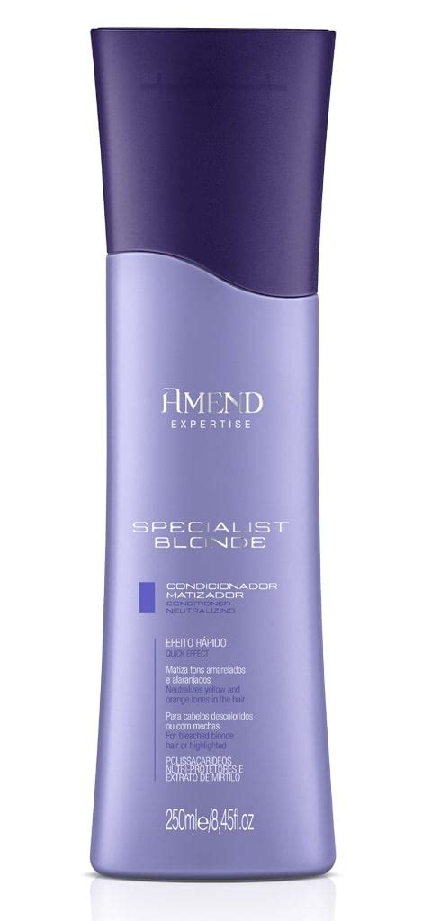 Condicionador Matizador Amend Specialist Blonde 250ml BelaBelleza