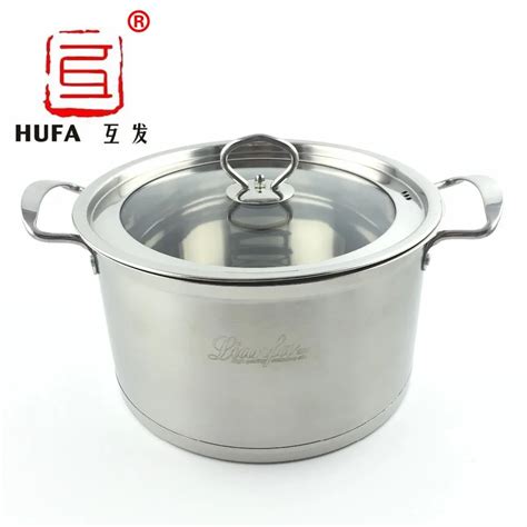 24cm Double Bottom Stainless Steel Soup Potnon Magnetic Multi Function