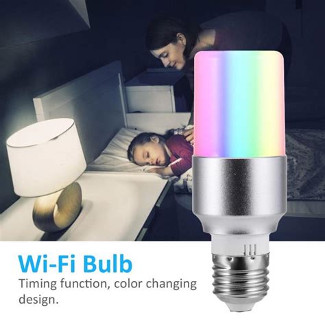 Buy E B Ac V W Rgbw Led Light Bulb Smartphone Controlled Wi