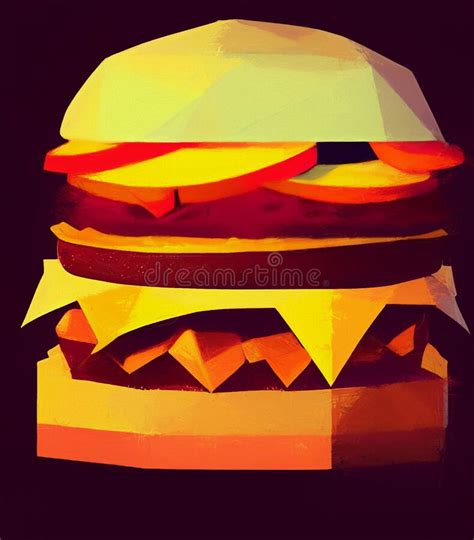 Cartoonish Hamburger Stock Illustrations Cartoonish Hamburger