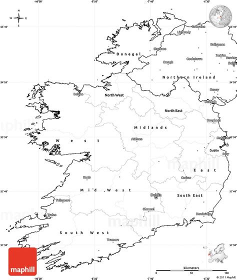 Printable Blank Map Of Ireland Printable Maps