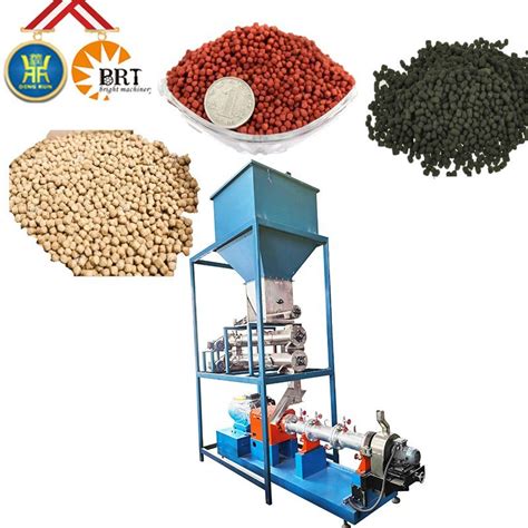 Automatic Floating Fish Feed Pellets Manufacture Machine Processing