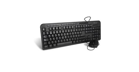 KIT VORAGO KM 107 TECLADO Y MOUSE ALAMBRICO MULTIMEDIA USB NEGRO