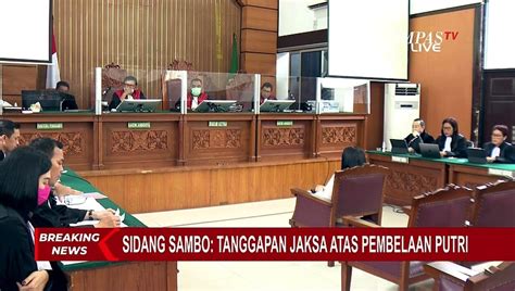 Tanggapi Pledoi Putri Candrawathi JPU Tidak Ada Satu Pun Bukti Yang