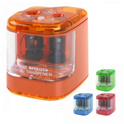 Jakar Double Hole Battery Operated Pencil Sharpener Stationery