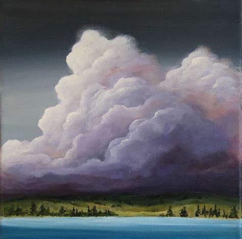 Stormy Clouds Painting