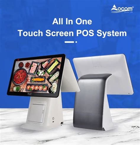 Inch Windows Android Dual Screen Pos Systems All In One Touch