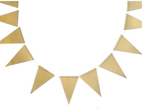 Gold Pennant Banner Enfete Party Decorations And Supplies