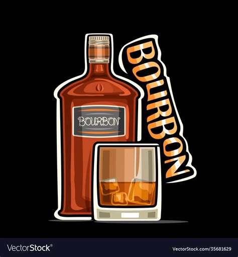 Logo For Bourbon Royalty Free Vector Image Vectorstock