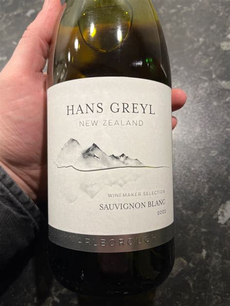 2022 Hans Greyl Sauvignon Blanc Marlborough New Zealand South Island