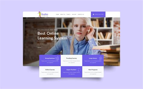 Studies Education School Website Template W3layouts