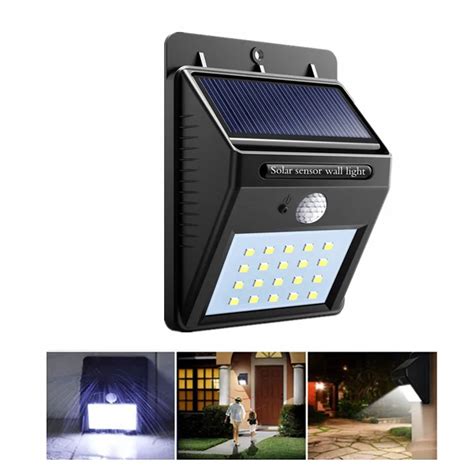 Solar Powered Led Solar Light Outdoor Waterproof Pir Motion Sensor