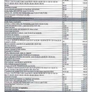 Proiect Al Bugetului Local Detaliat La Venituri Pe Capitole I