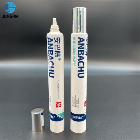 Ointment Packaging Laminate Squeeze Tubes With Extended Nozzle China