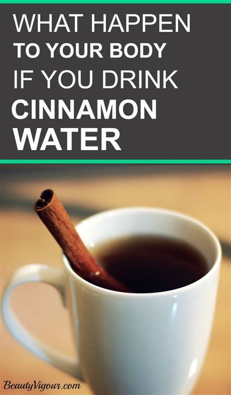 What Happen If You Drink Cinnamon Water Cinnamon Water Coconut