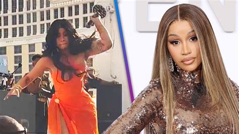 Why Cardi B Threw Her Microphone At A Fan Youtube