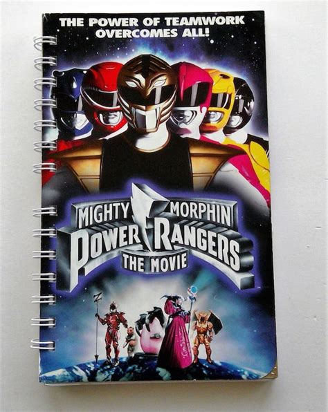 Mighty Morphin Power Rangers VHS Notebook Movie Notepad - Etsy Canada