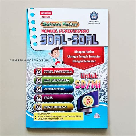 Jual Buku Sukses Pintar Soal Soal Ulangan Kelas Sd Kurikulum Merdeka