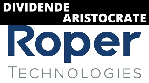 Dividende Aristocrate Roper Technologies Analyse Fondamentale Youtube