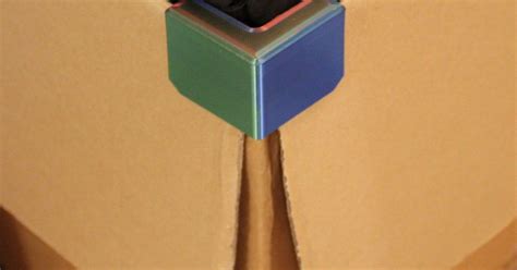 Cardboard Box Flap Holder Corner By Mowerk Download Free Stl Model