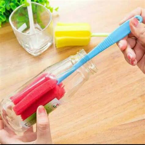 Jual Spons Pembersih Gelas Sponge Tongkat Sikat Botol Pencuci Gelas