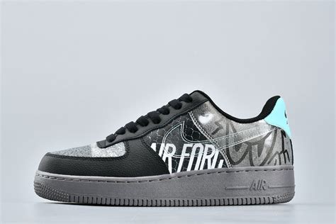 Nike Air Force 1 Low “Graffiti” Off Noir/Pure Platinum - FavSole.com