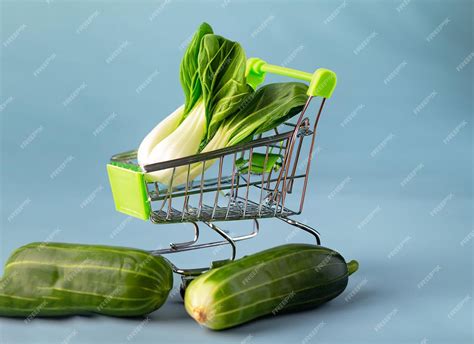 Premium Photo | Shopping cart healthy food for good health vegetable