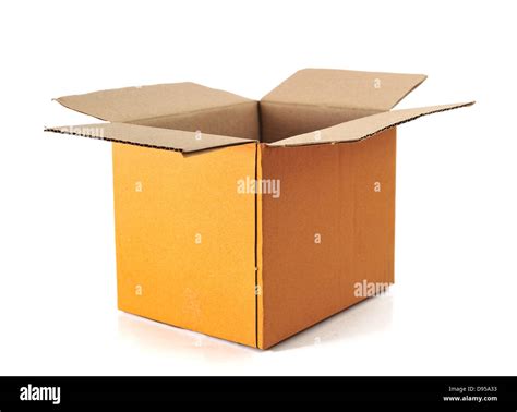 Open Cardboard Box Stock Photo Alamy