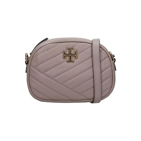 Tory Burch Borsa A Spalla Kira In Pelle Grigia Stileo It