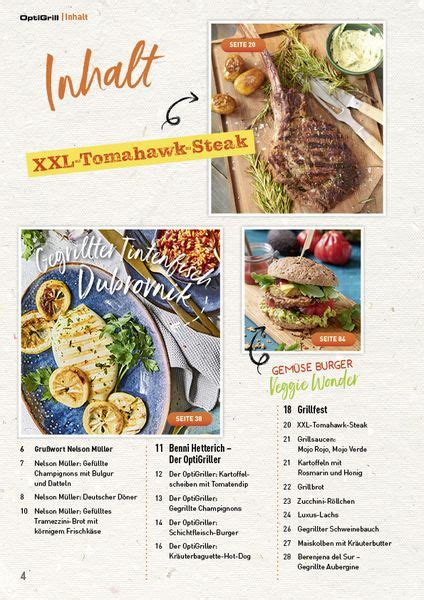 Optigrill Magazin Heft Nr So Leicht Geht Lecker Das Grosse