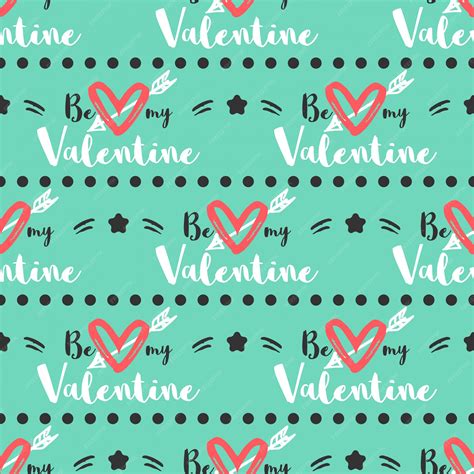 Premium Vector Valentines Day Seamless Pattern