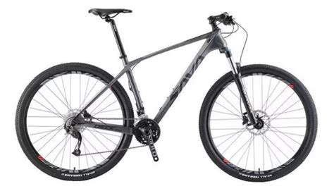 Bicicleta Mtb Fibra De Carbono Sava Deck 2 0 Aro 29 M Y L Color Gris Oscuro Tamaño Del Cuadro 15