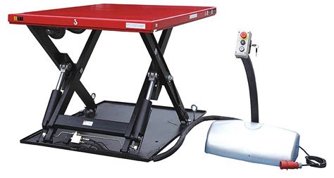 Dayton Stationary Scissor Lift Table 4400 Lb Load Capacity 39 12 In