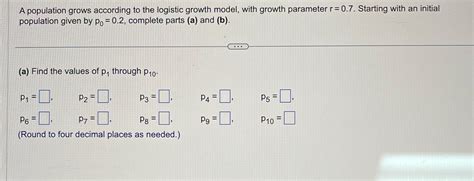 [solved] A Population Grows According To The Logistic Growth Model With Course Hero