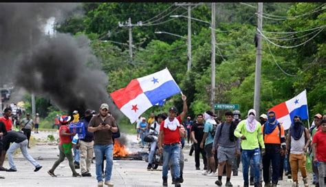 Panam Suma Segundo D A De Protestas En Rechazo A Concesi N Minera