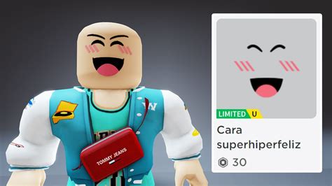 Como Tener Esta Cara Super Feliz De Roblox Youtube